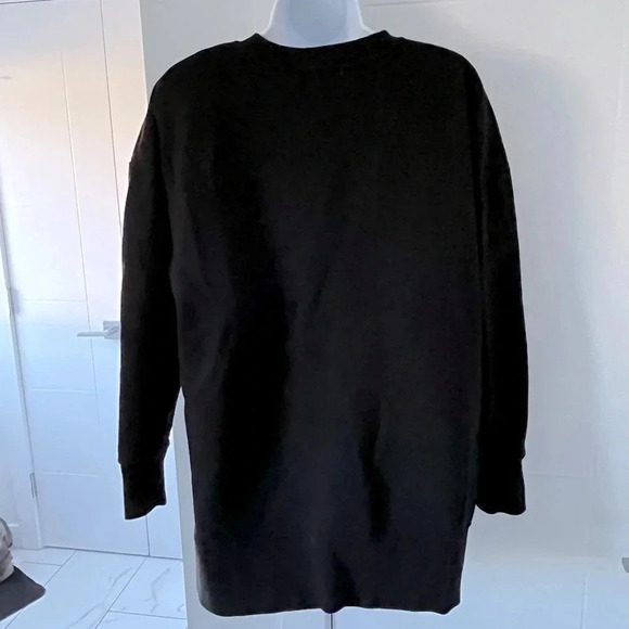 Kersh/ Black pullover crew neck sweater/  Side slits/ Size US XL - Picture 3 of 10